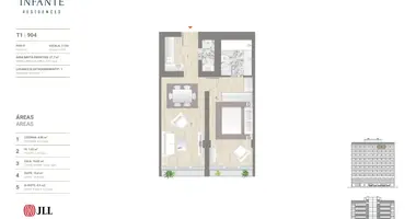 Квартира 1 спальня в Alvalade, Португалия