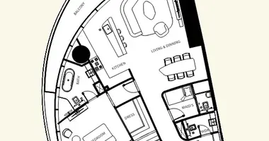 Apartamento 2 habitaciones en Dubái, Emiratos Árabes Unidos