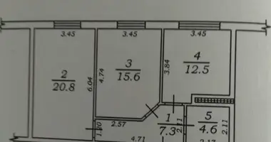 Wohnung 2 zimmer in Odessa, Ukraine