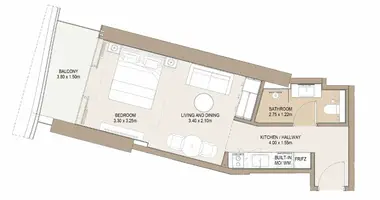 Studio apartment in Dubai, United Arab Emirates