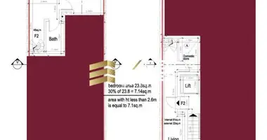 Mieszkanie 2 pokoi w Fgura, Malta