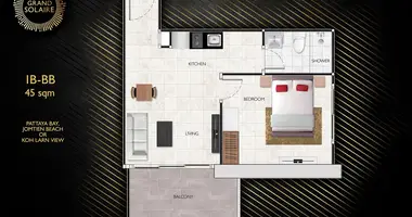 Wohnung 1 zimmer in Pattaya, Thailand