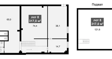 Büro 317 m² in Moskau, Russland