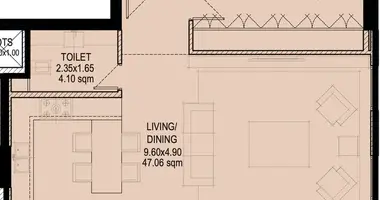 Appartement 1 chambre dans Ajman, Émirats arabes unis