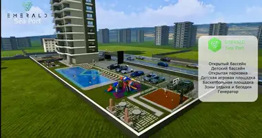 1 bedroom apartment in Mezitli, Turkey