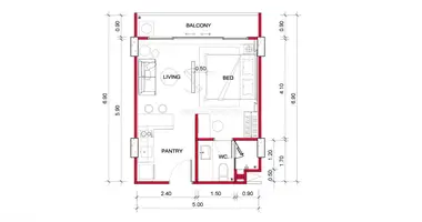 Appartement dans Choeng Thale, Thaïlande