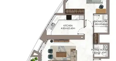 Wohnung 2 Schlafzimmer in Adschman, Vereinigte Arabische Emirate