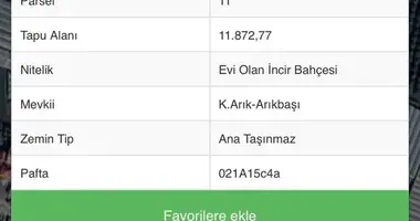 Działka w Kemaliye, Turcja