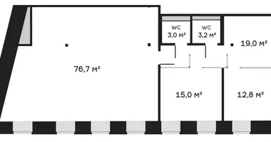 Pomieszczenie biurowe 131 m² w Moskwa, Rosja