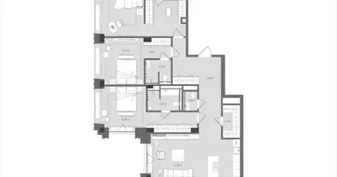 3 room apartment in Moscow, Russia