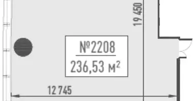 Büro 237 m² in Moskau, Russland