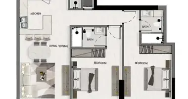Wohnung 2 Schlafzimmer in Dubai, Vereinigte Arabische Emirate