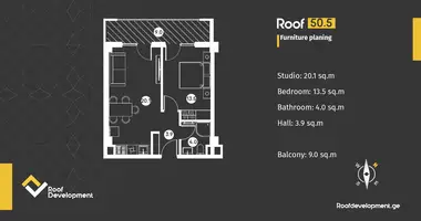1 bedroom apartment in Tbilisi, Georgia
