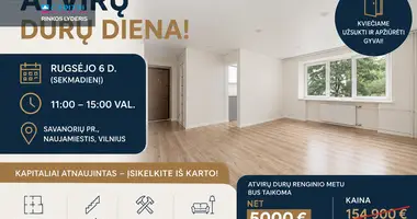 Wohnung 2 zimmer in Vilnius, Litauen