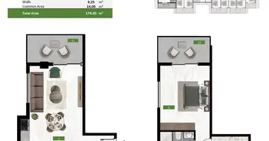 Appartement 4 chambres dans Oba, Turquie