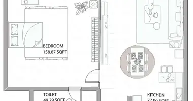 Appartement 1 chambre dans Ajman, Émirats arabes unis