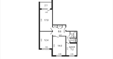 3 bedroom apartment in Minsk, Belarus