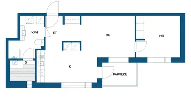 1 bedroom apartment in Helsinki sub-region, Finland