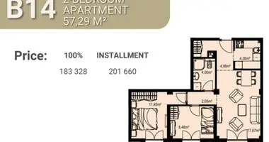 Appartement 2 chambres dans Boreti, Monténégro
