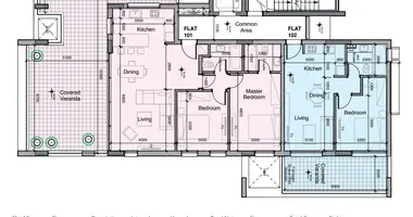 2 room apartment in Yermasoyia, Cyprus