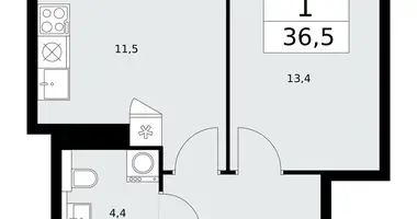 Mieszkanie 1 pokój w Kommunarka, Rosja