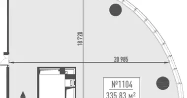 Büro 336 m² in Moskau, Russland