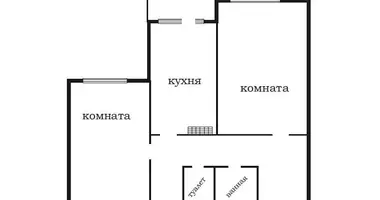 Wohnung 2 zimmer in Wsewoloschsk, Russland