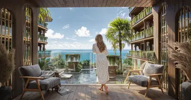 Ocean Breeze Suite Room with separate bedroom, 2 terraces & sea views w Legian, Indonezja