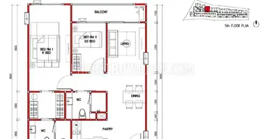 Wohnung 2 Schlafzimmer in Ban Bang Thao, Thailand