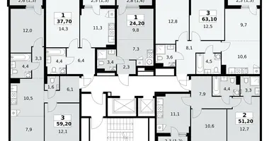 Appartement 1 chambre dans Kommunarka, Russie