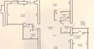 Mieszkanie 3 pokoi w Mińsk, Białoruś
