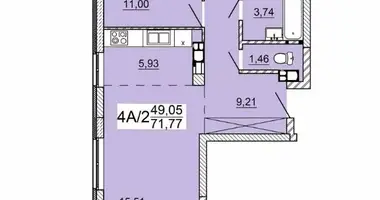 4 room apartment in Minsk