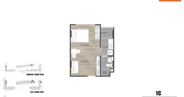 Wohnung 1 Schlafzimmer in Pa Tong, Thailand