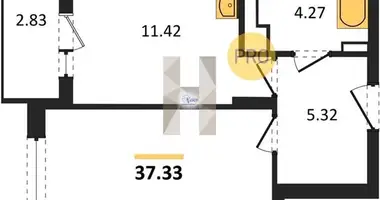 1 room apartment in Kaliningrad, Russia