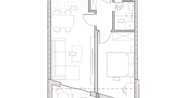 Wohnung 1 zimmer in Boreti, Montenegro