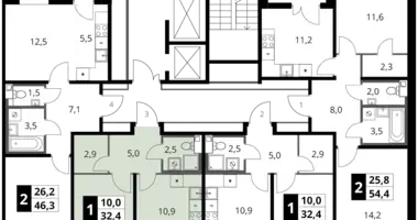 1 room apartment in Khimki, Russia