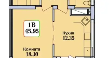 Квартира 1 комната в Одесса, Украина