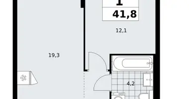 Appartement 1 chambre dans Kommunarka, Russie