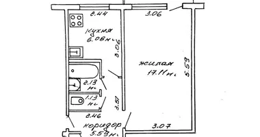 Wohnung 1 zimmer in Minsk, Belarus