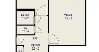 Квартира 1 комната в Минск, Беларусь