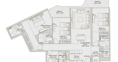 3 bedroom apartment in Dubai, United Arab Emirates