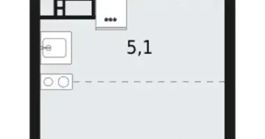 Квартира 1 комната в Всеволожск, Россия