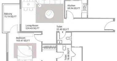 Wohnung 1 Schlafzimmer in Adschman, Vereinigte Arabische Emirate