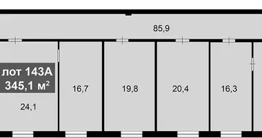 Büro 345 m² in Moskau, Russland