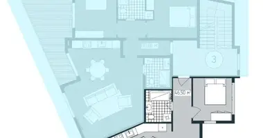 Wohnung 1 zimmer in Donja Lastva, Montenegro