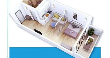 Studio apartment 1 bedroom in Batumi, Georgia