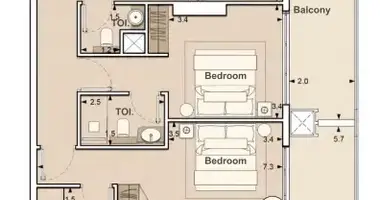 2 bedroom apartment in Dubai, United Arab Emirates