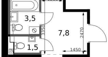 Appartement 2 chambres dans Leninsky District, Russie