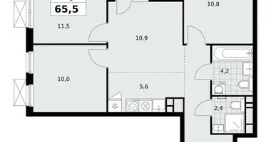 Wohnung 4 zimmer in Kommunarka, Russland