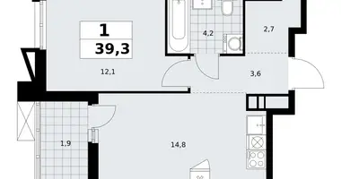 Appartement 1 chambre dans Kommunarka, Russie